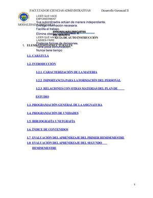 GUIA DE DESARROLLO GERENCIAL II