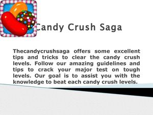 The Candy Crush Saga