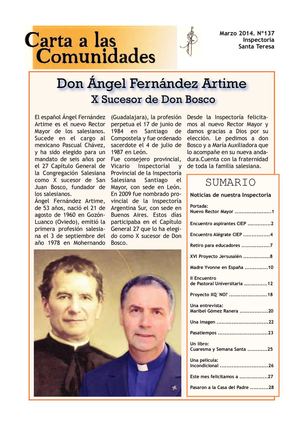 Nº 137 Carta Comunidades Marzo 2014