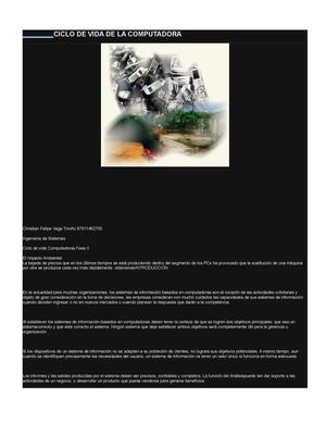 vida de una computadora