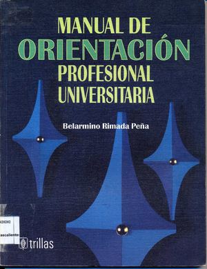 Manual de Orientacion Profesional Universitaria-Belarmino Rimada Peña