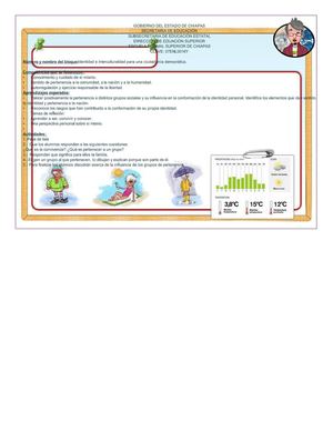 Planeación de Formación Cívica