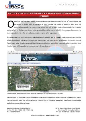 Utrack Africa Ltd Tracking Systems