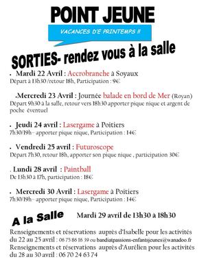 VACANCES DE PAQUES 2014