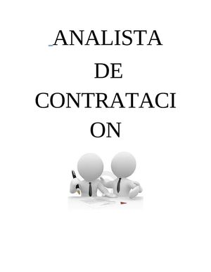 ANALISTA DE CONTRATACION