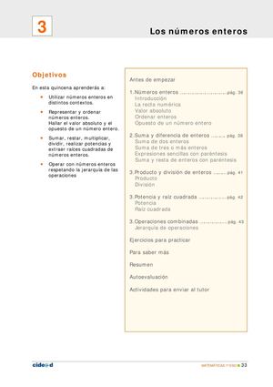 Números Enteros (1)