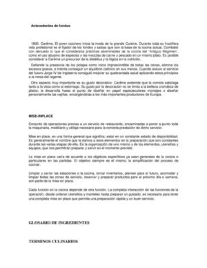 fondos basicos de cocina