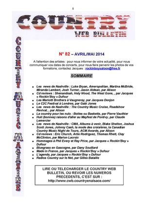 Country Web Bulletin Avril / Mai 2014