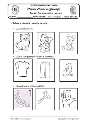 COMPRENSIÓN LECTORA