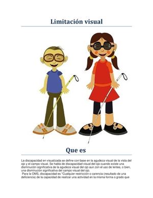 limitación visual 