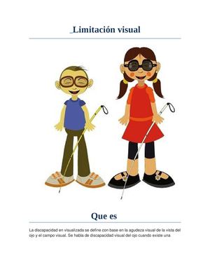 limitación visual 