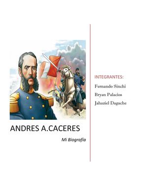 Biografia de Andres A. Caceres