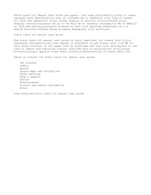 nokia lumia 521 manual user guide