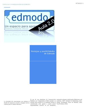 Ventajas y posibilidades de Edmodo