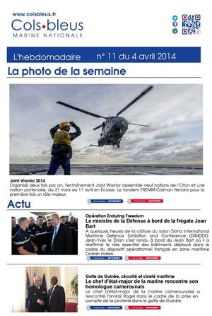 Cols Bleus n°11 du 04 avril 2014