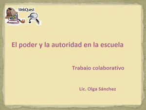 uk El poder y la autoridad en la escuela