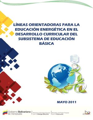 Líneas Orientadoras para la Educación Energética