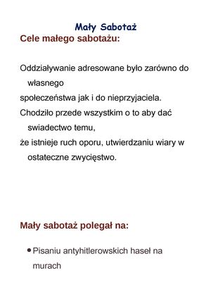 Mały Sabotaż 