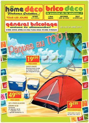 catalogue général bricolage