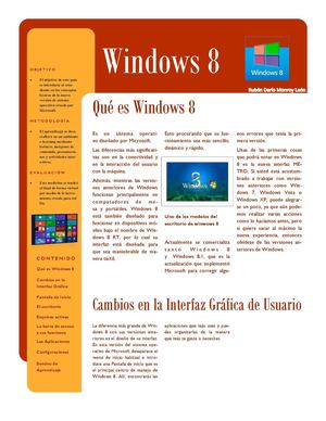 WINDOWS 8 - Algunos conceptos básicos