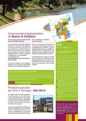 Vivre à Thorigny Trombinoscope élus 2014