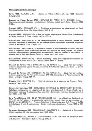 Bibliographie historique Douaisis