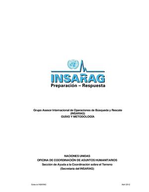 Guía INSARAG - BREC