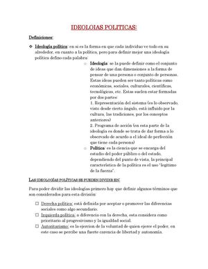 ideologias politicas