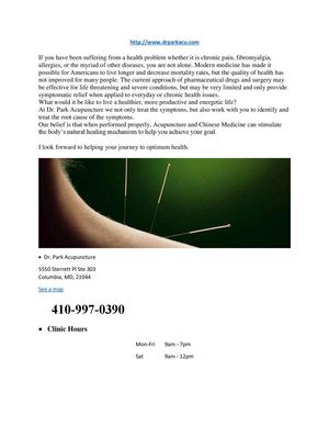Acupuncture in Ellicott City