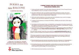Poesia des dels balcons 2014 - Concurs