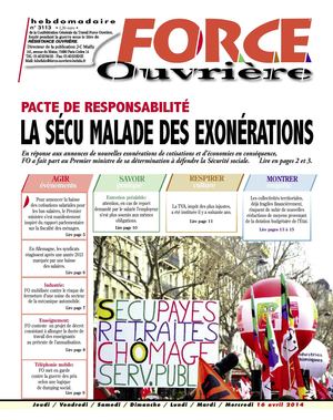 Force Ouvrière hebdomadaire n°3113