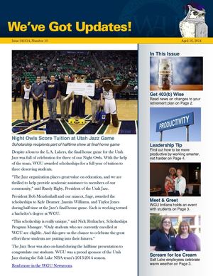 We've Got Updates! for April 16, 2014