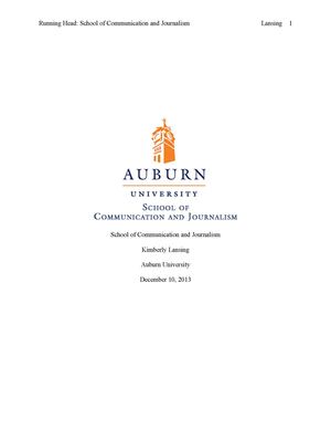 Case Study: School of Communication and Journalism