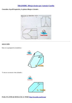 vistas ejercicios y examenes resueltos http://trazoide.com/vistas.html