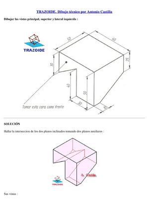 vistas ejercicios y examenes resueltos http://trazoide.com/vistas.html