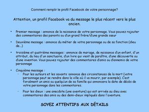 biographie via facebook
