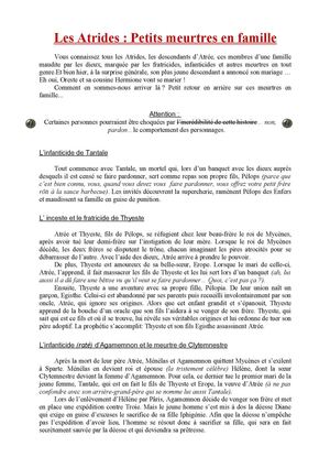 Les Atrides (Léa Vignand)