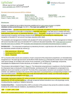 presion intracraneana elevada