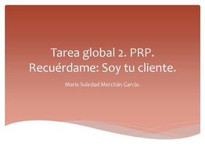Tarea global 2. PRP.