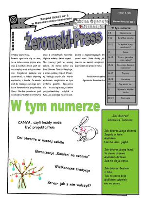 "Żeromski-Press" marzec-kwiecień 2014