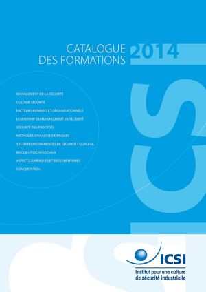 Catalogue formation 2014 - Icsi 