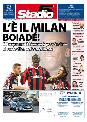 Milan Livorno allo stadio Meazza San Siro