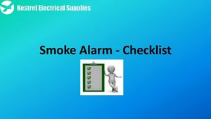 Smoke alarm checklist