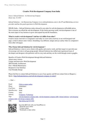 Web Development Company India