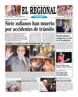 El Regional del Zulia 19-04-2014