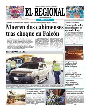 El Regional del Zulia 20-04-2014