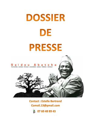 Dossier de Presse Saidou Abatcha