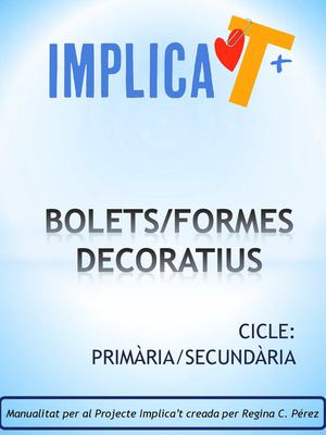 BOLETS DECORATIUS