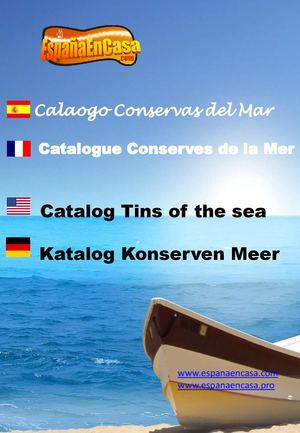 Catalogo conservas marisco y pescados en lata