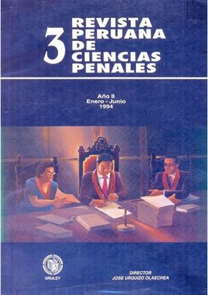 Revista Peruana de Ciencias Penales - Nro. 03 indice